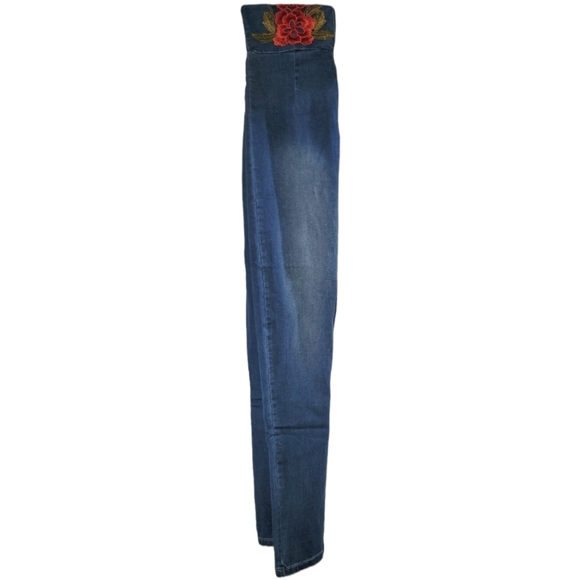 Floral Denim Jumpsuit From Fashion Nova - Picture 8 of 8